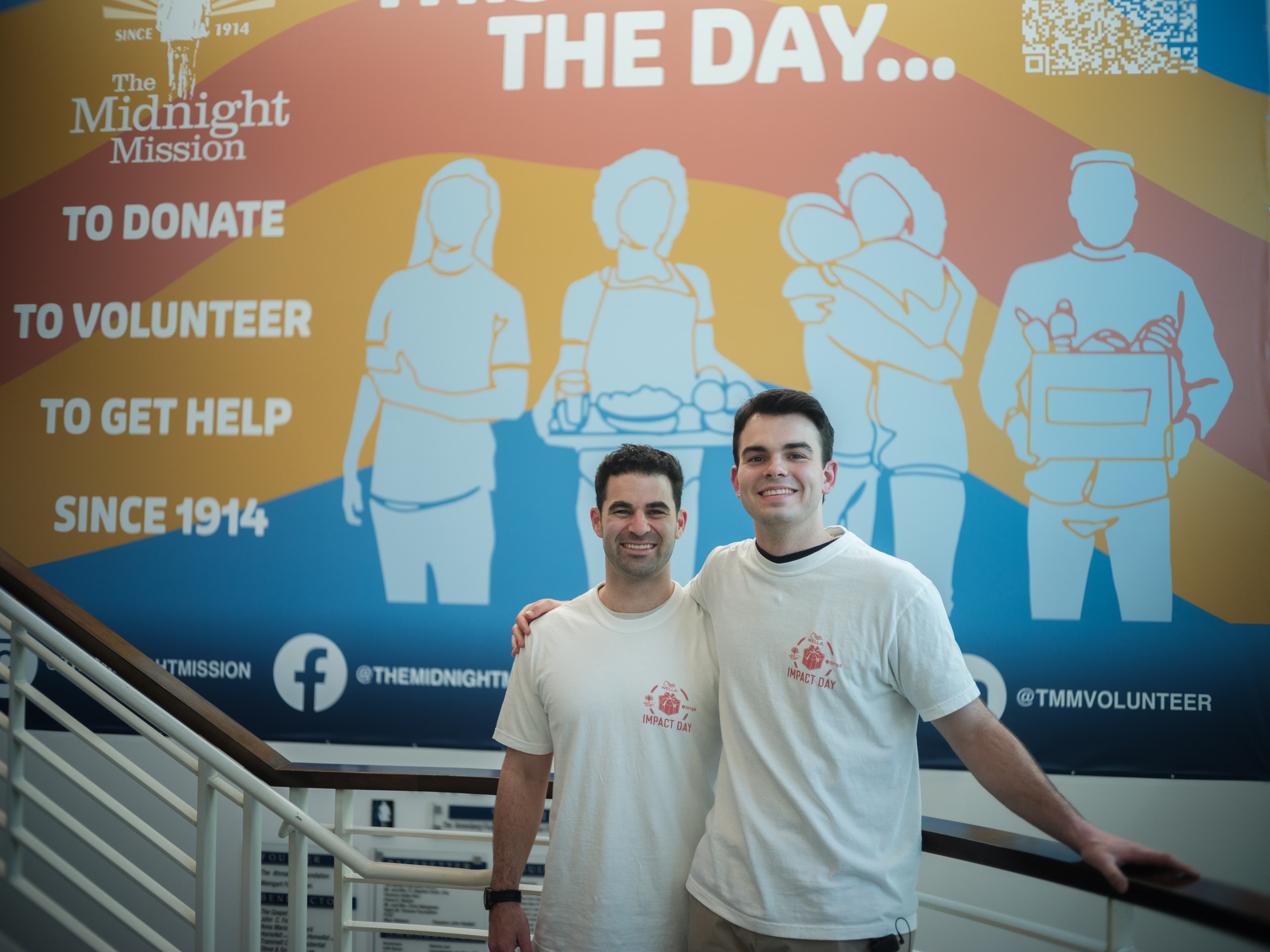 Impact Day volunteers at The Midnight Mission in Los Angeles
